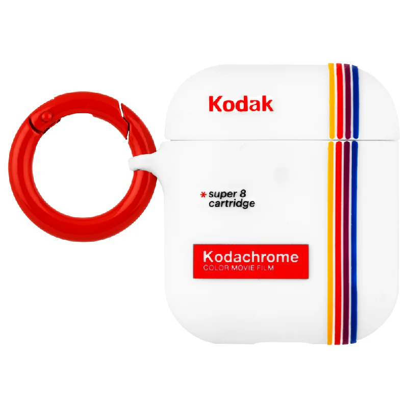 Case-Mate - Kodak AirPod Case - Striped Kodachrome Super 8