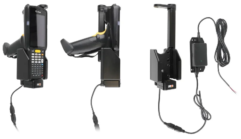 Charging Cradle with Top Support and Hard-Wired Power Supply for Zebra MC3300