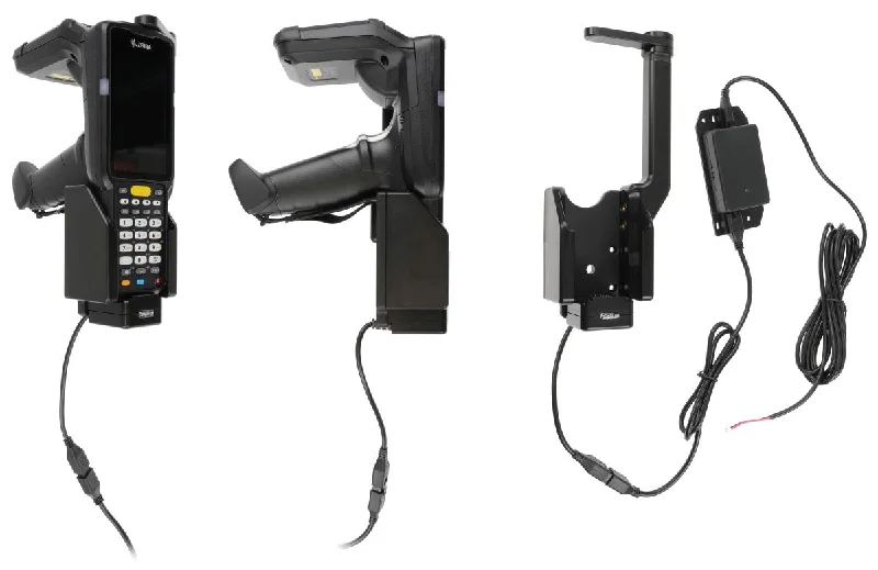 Charging Cradle with Top Support and Hard-Wired Power Supply for Zebra MC3330R