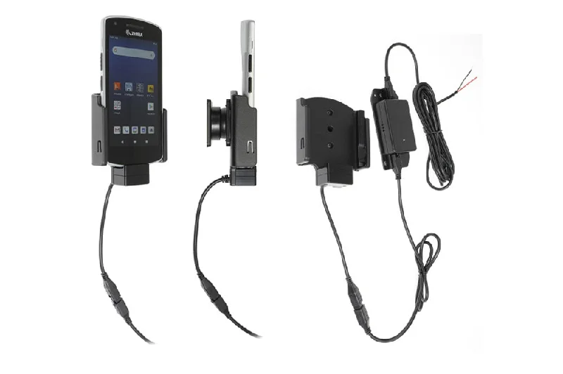 Pogo Pin Charging Cradle with Hard-Wired Power Supply for Zebra EC50/EC55