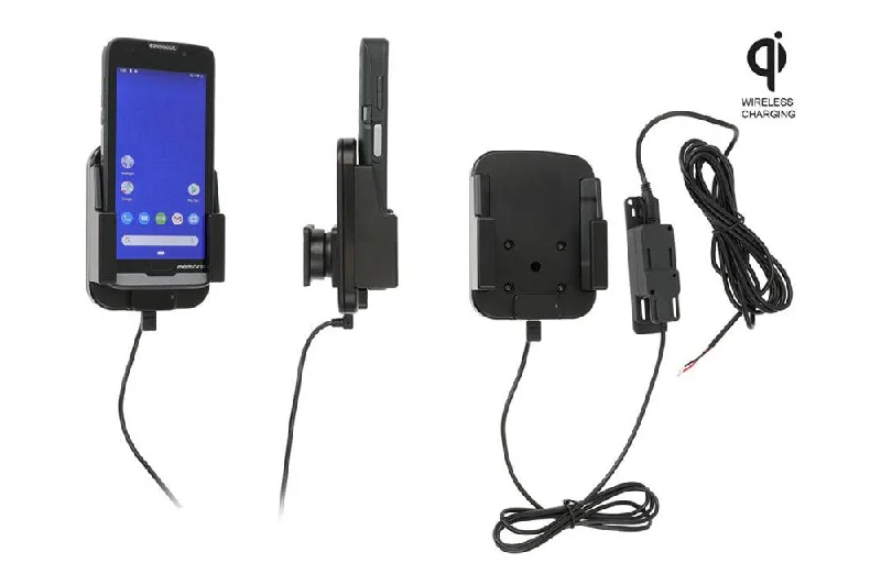 Wireless Charging Cradle with Dual USB Hard-Wired Power Supply