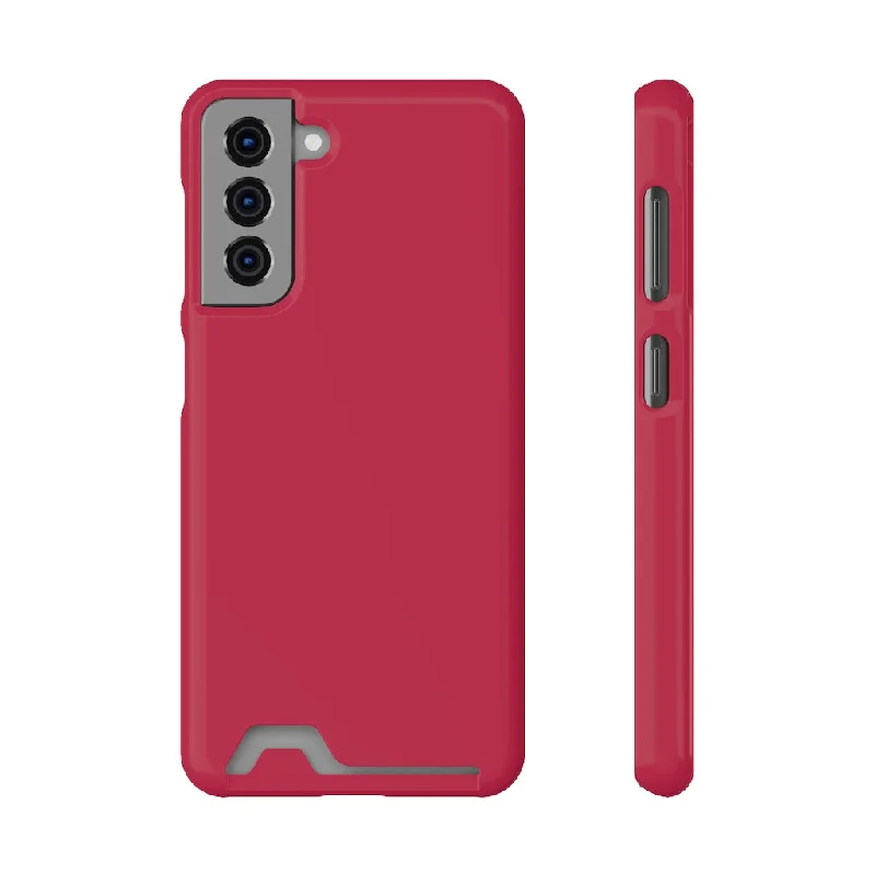 Bright Maroon Android Case (Card)