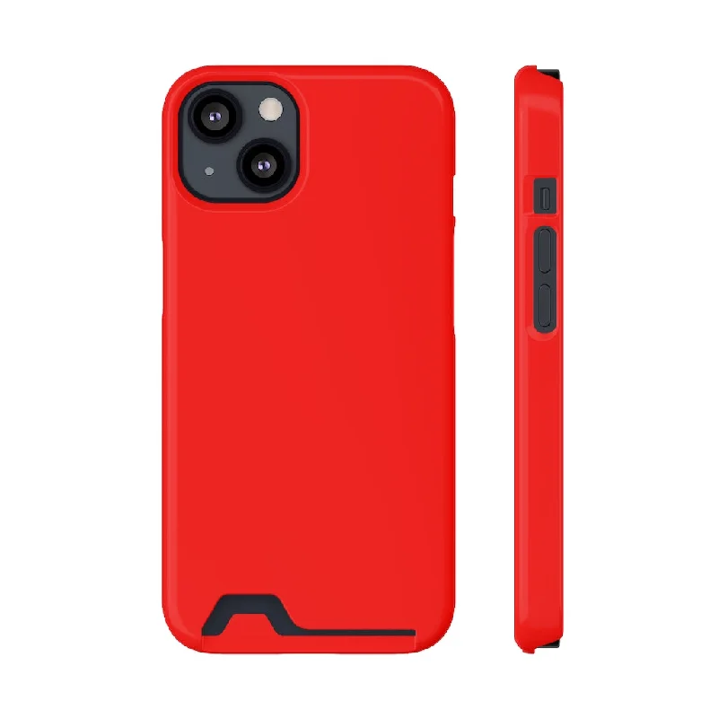 Candy Apple Red iPhone Case (Card)