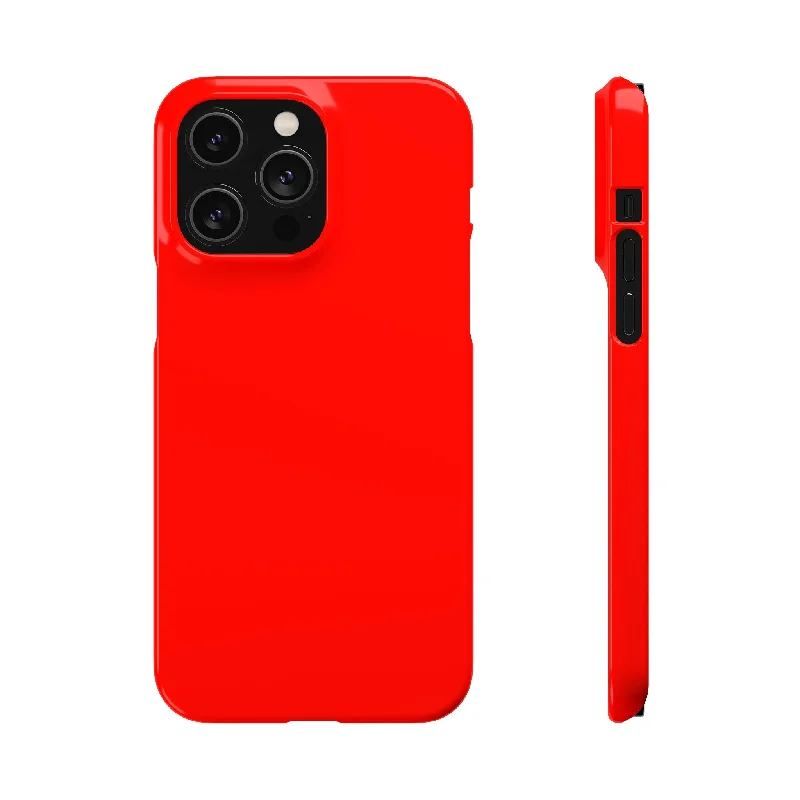 Candy Apple Red iPhone Case (Slim)