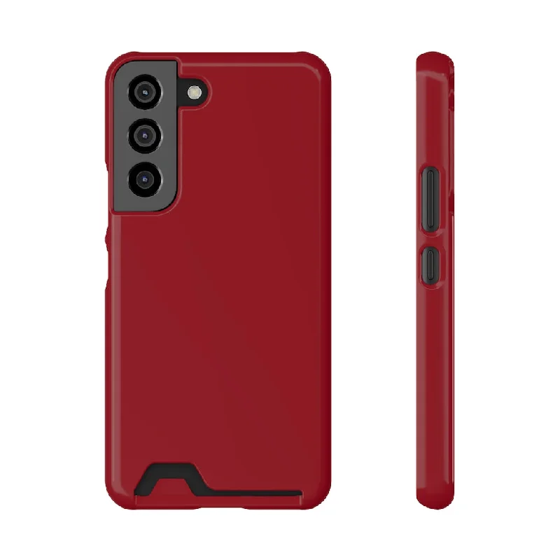 Carmine Red Samsung Case (Card)