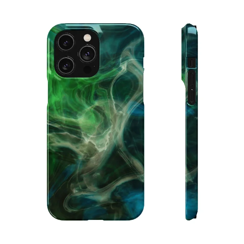 Green Marble iPhone Case (Slim)