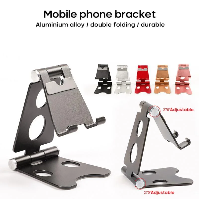 Adjustable Metal Desktop Stand Holder Foldable Extend  for Smart Phones and tablets