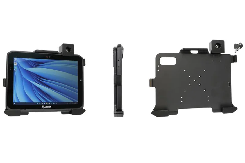 Non-Charging Cradle with Key Lock for Zebra ET80/ET85 without Rugged Boot