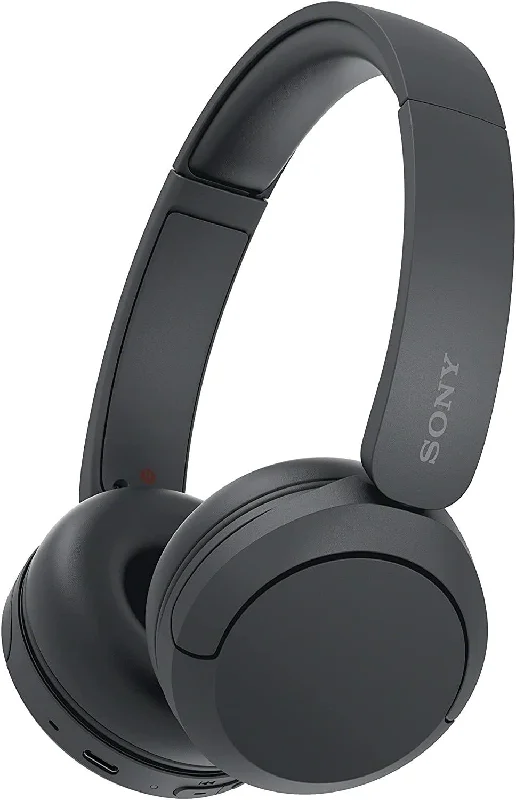 Sony WH-CH520 Bluetooth Wireless On-Ear Headphones with Mic/Remote Black