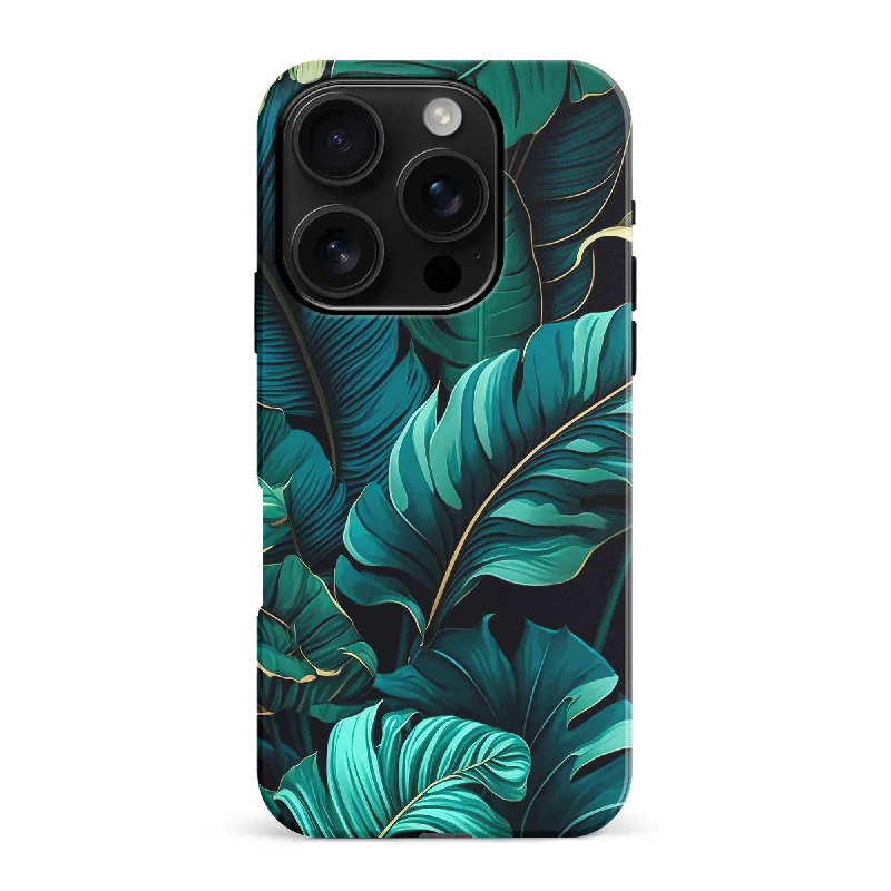 Tropical Rainforest Leaves Phone Case