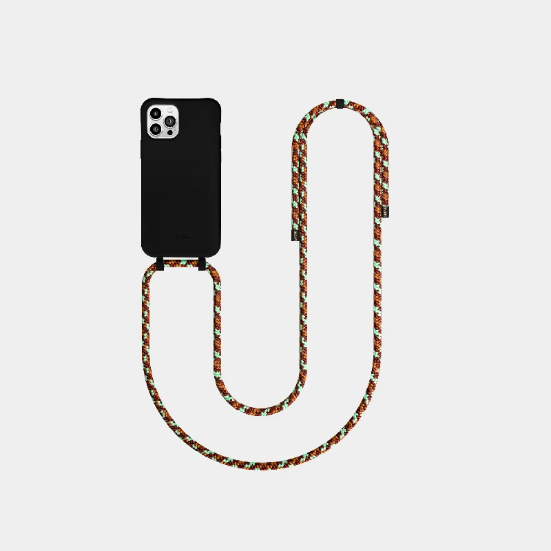 Black Phone Case + Marrakech Crossbody Strap