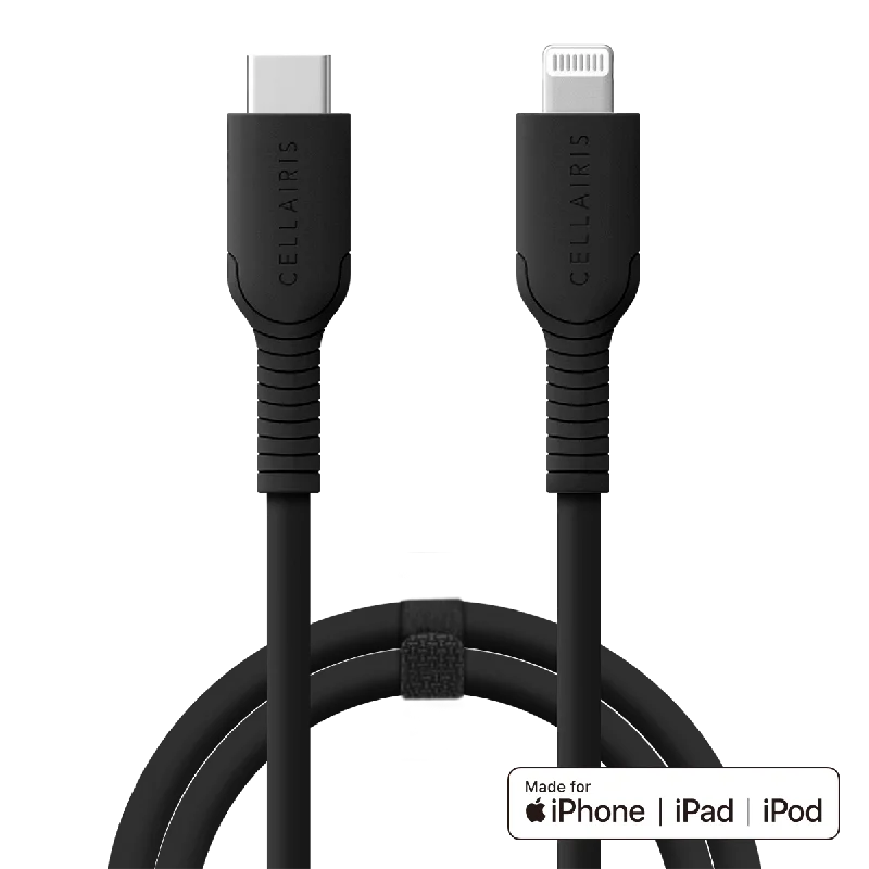 Charge Cable - 3FT USB-C to MFi Lightning 27W Black (C94 Chip) Power