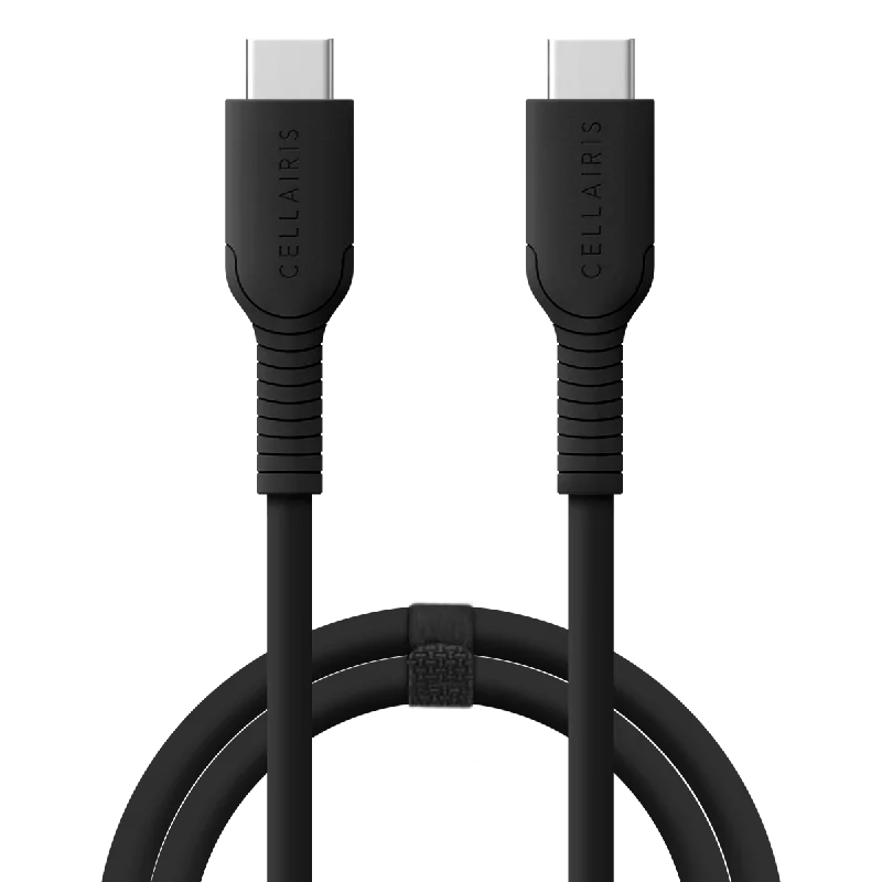 Charge Cable - 3FT USB-C to USB-C 60W Black Power