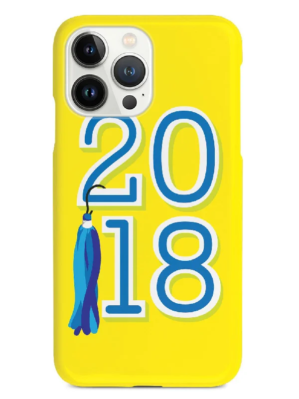 Class of 2018 - Yellow - Black Case