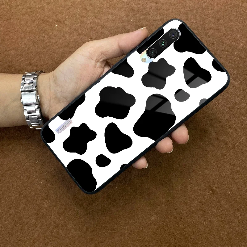 Cow Print Glass Phone Case And Cover For Redmi/Xiaomi