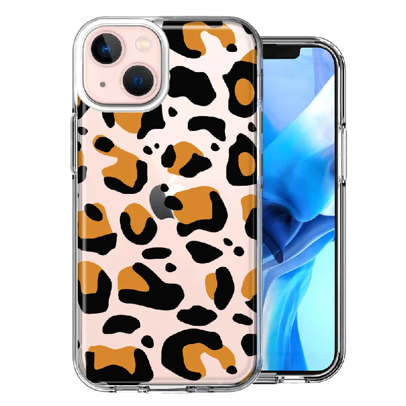 For Apple iPhone 15 Classic Animal Wild Leopard Jaguar Print Case Cover