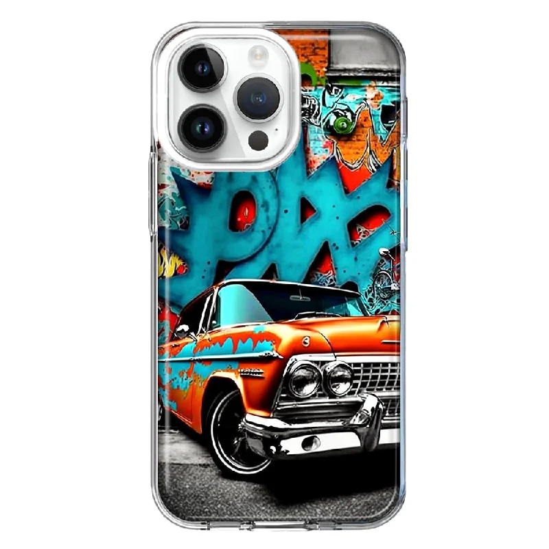 For Apple iPhone 15 Pro Max Lowrider Painting Graffiti Art Design Hybrid Protective Phone Case Cover