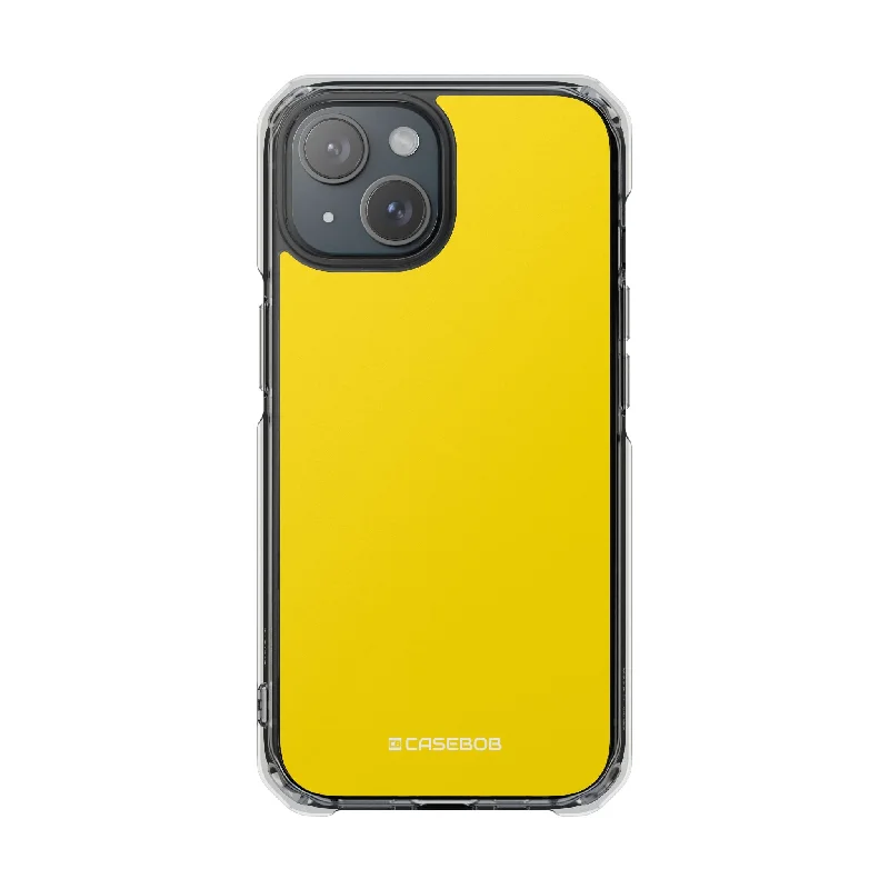 Golden Yellow - Clear Impact Case for iPhone