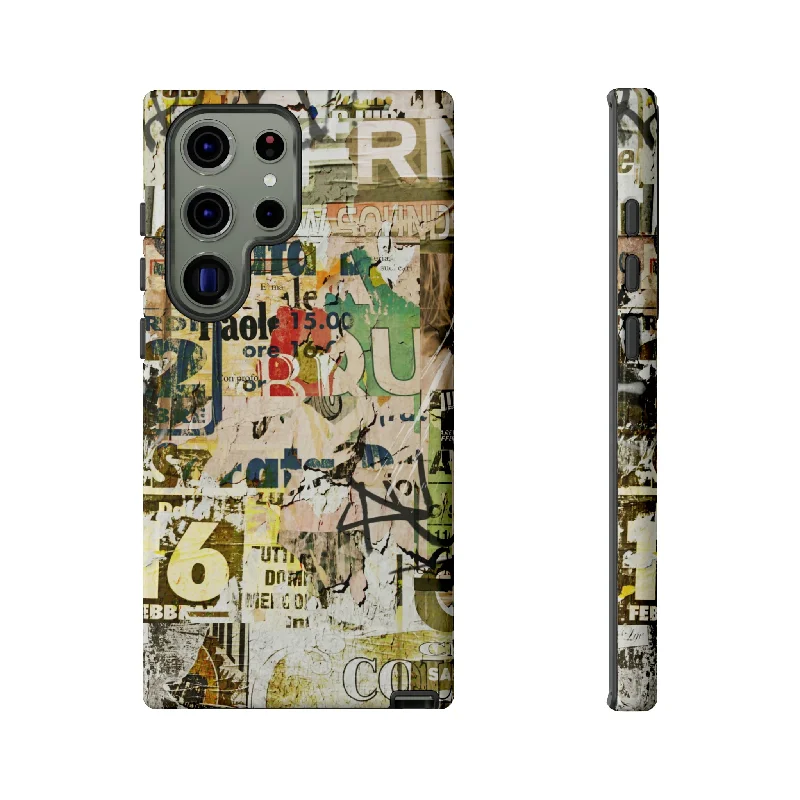 Grunge Vintage Poster Android Case - Protective Phone Case