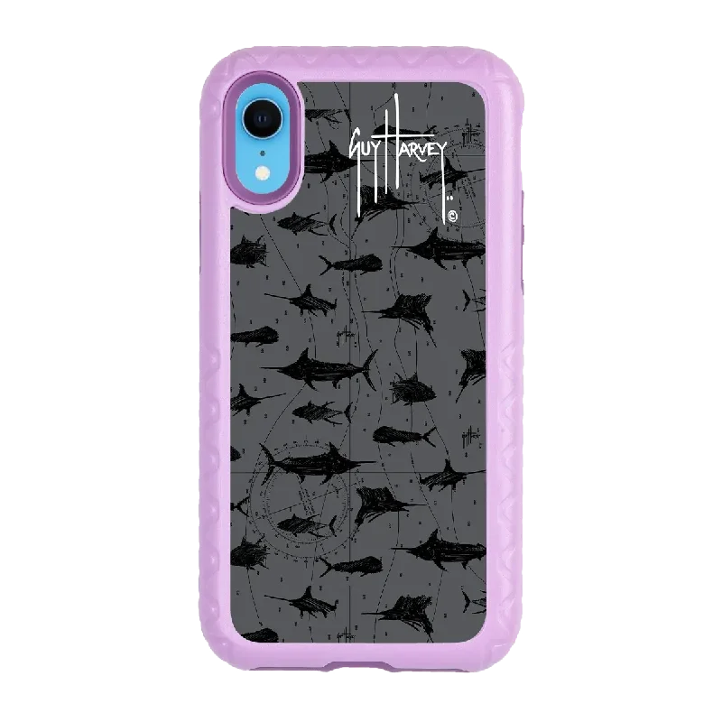 Guy Harvey Fortitude Series for Apple iPhone XR - Black Scribbler