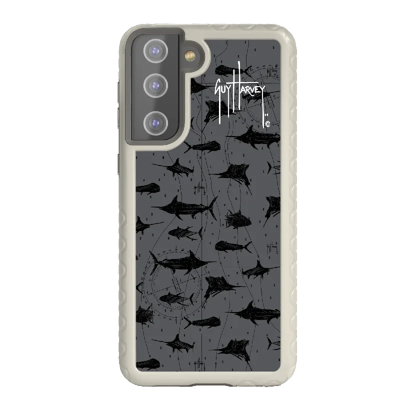 Guy Harvey Fortitude Series for Samsung Galaxy S21 Plus - Black Scribbler