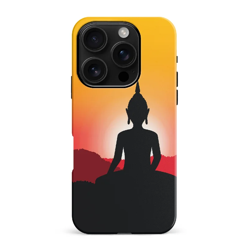 Meditating Buddha Indian Phone Case - Yellow