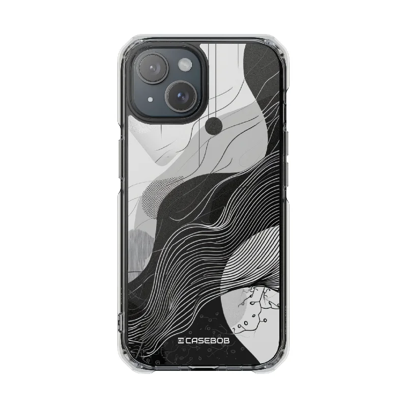 Monochrome Elegance - Phone Case for iPhone