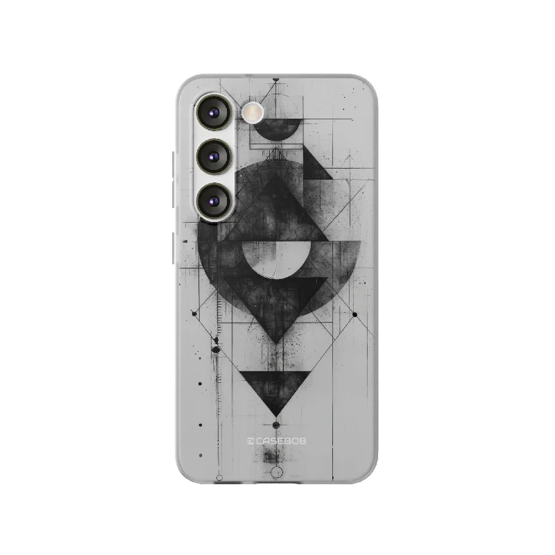 Monochrome Geometry | Flexible Phone Case for Samsung Galaxy