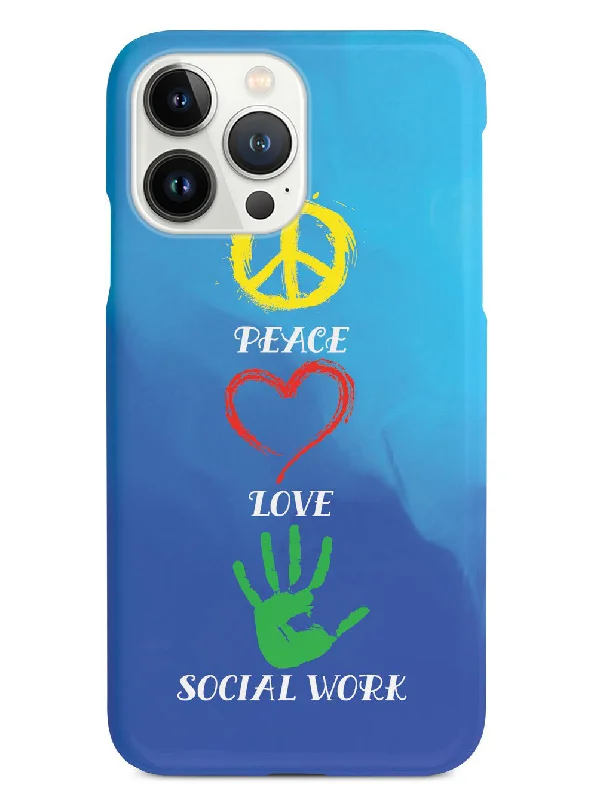 Peace, Love, Social Work - Black Case