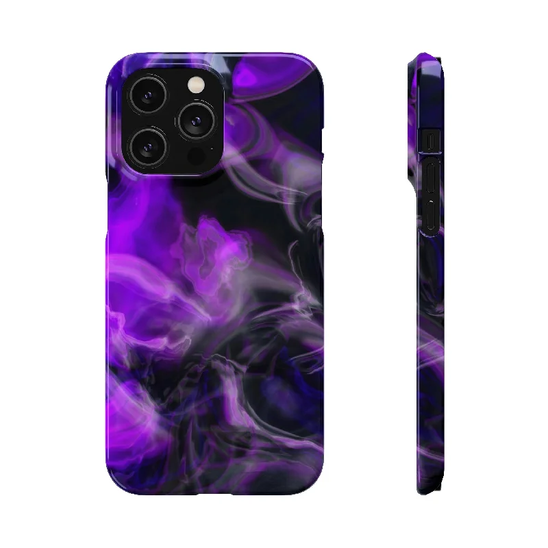 Purple Marble iPhone Case (Slim)