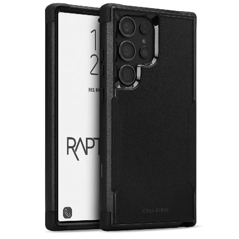 Rapture V2 - Galaxy S23 Ultra Black Natural Grain Phone Case