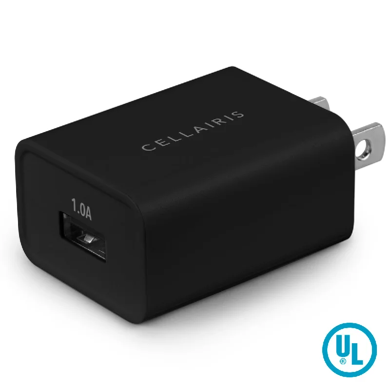 Wall Charger - Dual USB-A 4.8A (2.4A + 2.4A) Black Wall Chargers