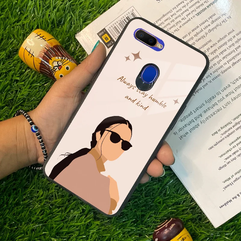 Always Stay Humble And Kind Glass Phone Cover for Oppo