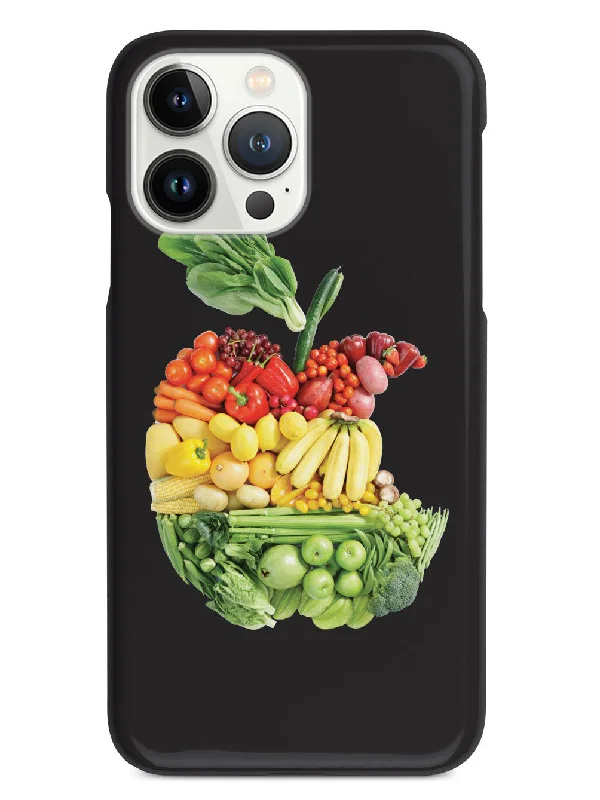 An "Apple" A Day - Fruits and Vegetables - Black Case