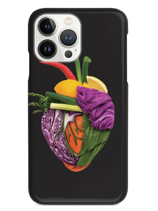 Anatomical Veggie Heart - Black Case