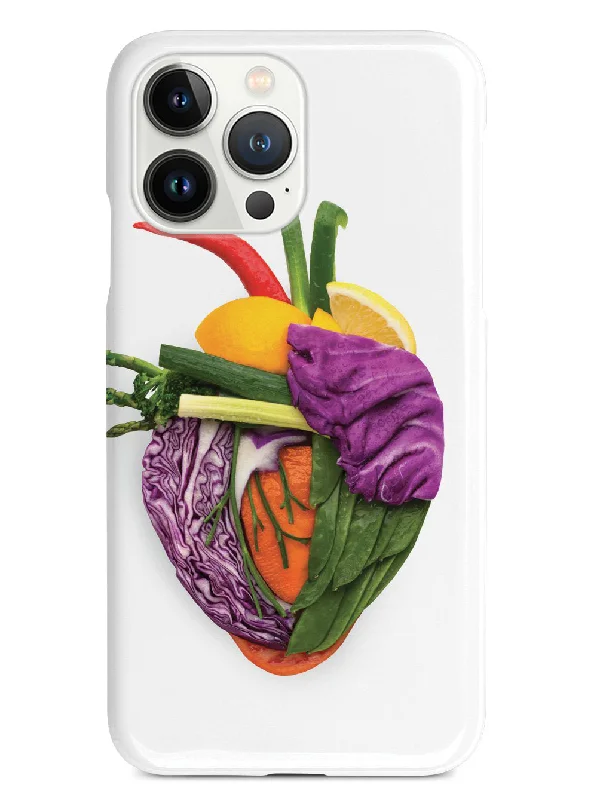 Anatomical Veggie Heart - White Case