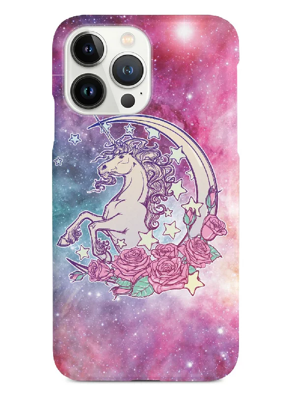 Celestial Space Unicorn - Black Case