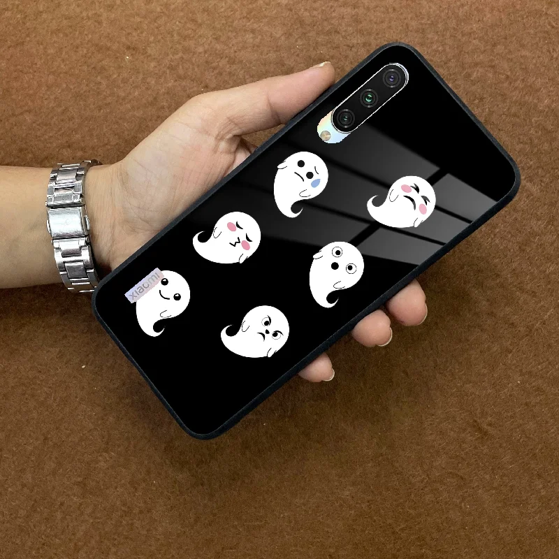 Cute Ghost Glass Case Cover For Redmi/Xiaomi