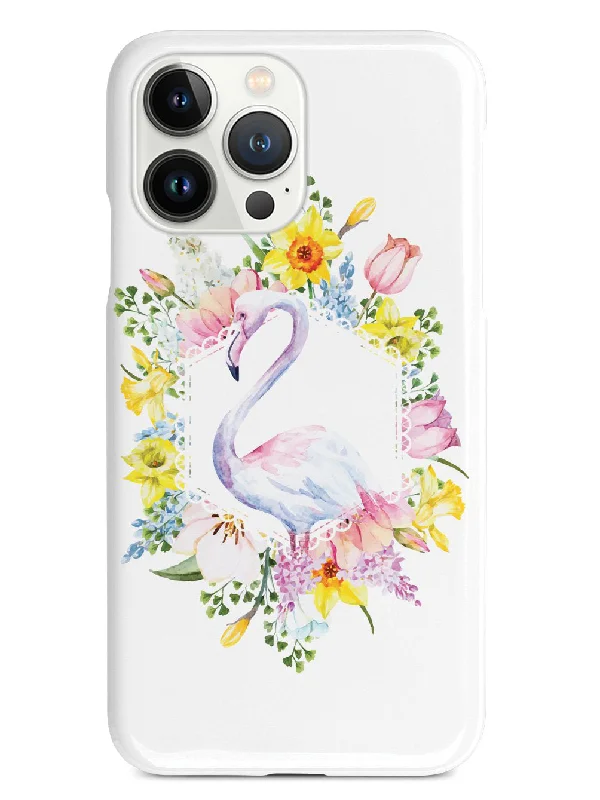 Flamingo Spring Flowers Case