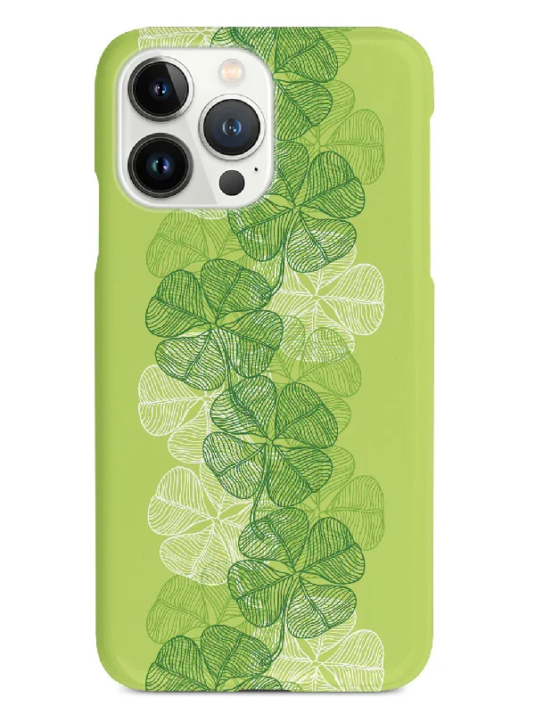 Four-Leaf Clover Lineart Case