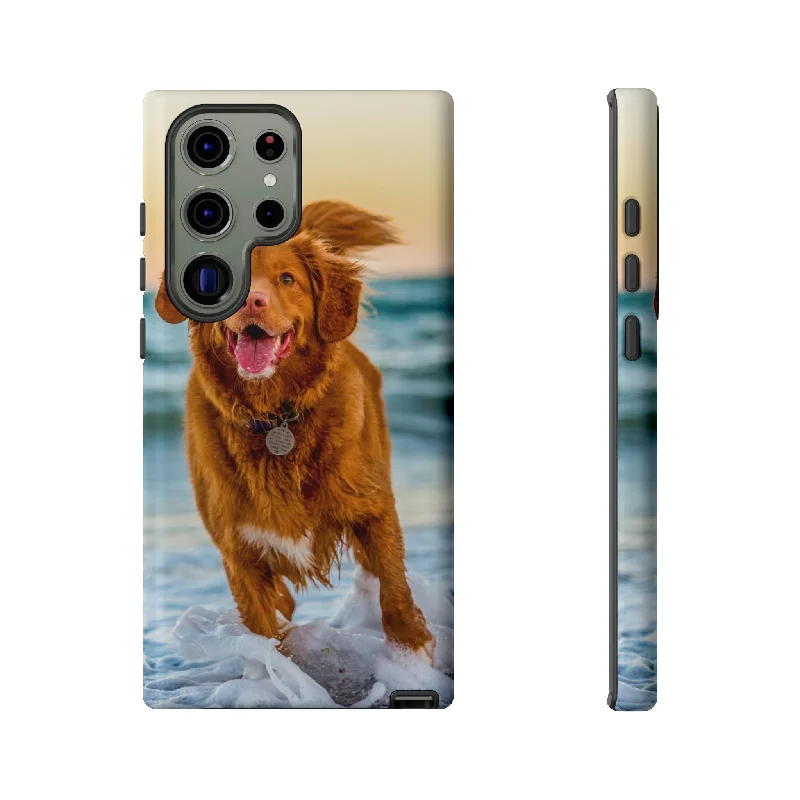 Happy Beach Dog Android Case - Protective Phone Case