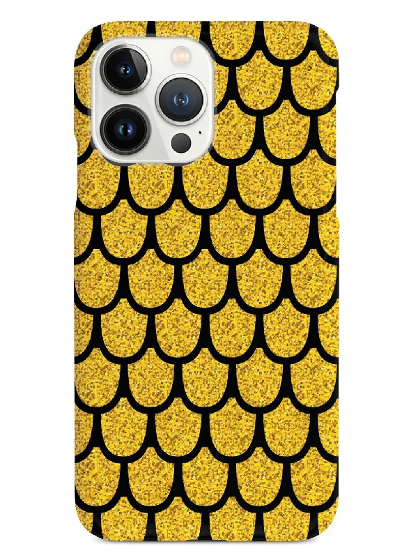 Mermaid Scales - Gold - Black Case