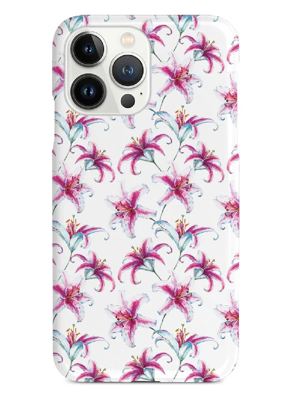 Watercolor Lilies Case